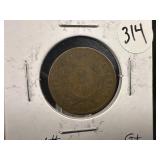 1864 Small Motto Two-Cent Piece