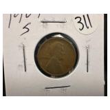 1909-S Lincoln Head Wheat Penny