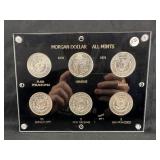 Uncirculated Morgan Dollar ALL MINTS Set
