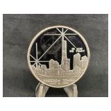 Freedom Tower Commemorative Silver Plated Medal