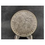 1887-P Uncirculated Morgan Silver Dollar