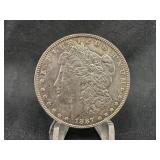 1887-P Morgan Silver Dollar