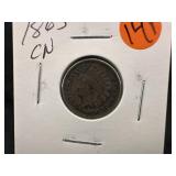 1863 Indian Head Cent