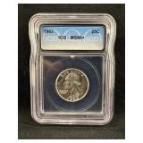 1963 MS66 ICG Washington Silver Quarter