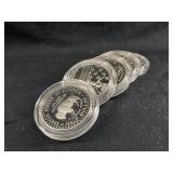 (5) US Commemorative Half Dollars