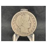 1908-S Silver Barber Half Dollar