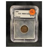 1861 Indian Head Cent