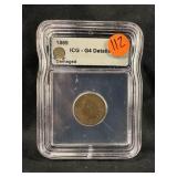 1869 Indian Head Cent