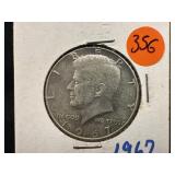 1967 Kennedy Half Dollar