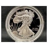 2016 1oz .999 Silver Proof American Eagle w/COA