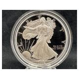 1996 1oz .999 Silver Eagle Proof w/COA