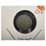 1875 Sweden 10 Ore Coin