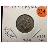 1944 Portugal 2.5 Escudos