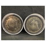 Lot of 2 Bicentennial Kennedy Half Dollars