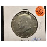 1967 Kennedy Half Dollar
