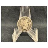 1907-P Barber Silver Dime