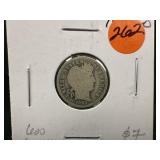 1903-O Barber Silver Dime