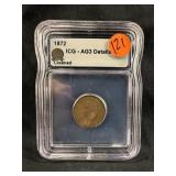 1872 Indian Head Cent