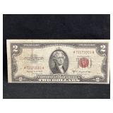 1953-B $2 Red Seal Bank Note