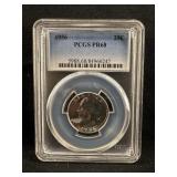 1956-P Proof 68 Washington Silver Quarter