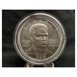1998 (2) Silver Dollar Proof & UNC Black Rev War