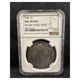1904-P UNC Reverse Wheel Mark Morgan Silver Dollar