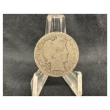 1905 Silver Barber Quarter
