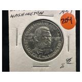 1951 Silver Booker T. Washington Commemorative