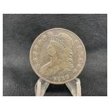 1829 Capped Bust Silver Half Dollar