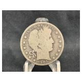 1905-S Silver Barber Half Dollar