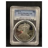 1987-S 1oz .999 Silver Eagle Proof Certified