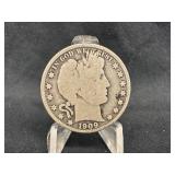 1909-S Silver Barber Half Dollar