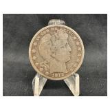 1912-D Silver Barber Half Dollar