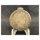 1911 Silver Barber Half Dollar