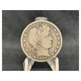 1906 Silver Barber Half Dollar