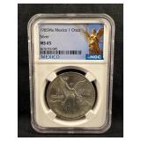 1985 MS65 1oz .999 Silver Mexico Libertad