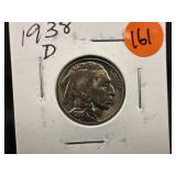 1938-D Uncirculated Buffalo Nickel