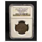 1796 MS64RB Great Britain D&H-658 1/2 Penny