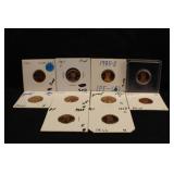 Lot of 10 Mixed Date Proof Cameo Pennies