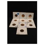 Lot of 10 Mixed Date Proof Lincoln Pennies