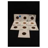 Lot of 10 Mixed Date Proof Cameo Pennies