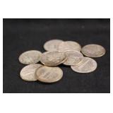 Lot of 10 Mercury Silver Dimes