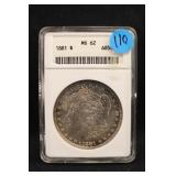 1881 Silver Morgan Dollar
