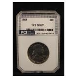 1963 Certified Franklin Silver Half Dollar