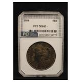 1884-P Certified Morgan Silver Dollar