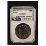 1971-S Certified Eisenhower Silver Dollar