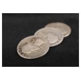 1944-P,D,S Washington Silver Quarter Set