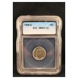 1956-D MS67 Roosevelt Silver Dime