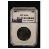 1968-D Certified Silver Kennedy Half Dollar