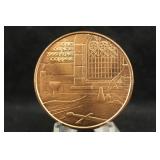 1oz .999 Copper Round